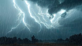 Lightning In The Sky, Epic Thunder Cloudy Background, Heavy Rain & Thunderstorm Sounds For Sleeping screenshot 3