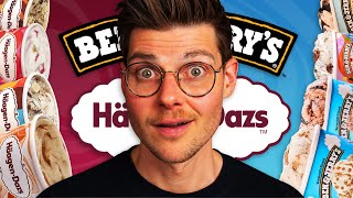 BEN \& JERRY’S vs HAAGEN DAZS | Who Makes The Better Ice Cream?