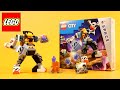 LEGO City 60428 Space Construction Mech – LEGO StopMotion Build Review
