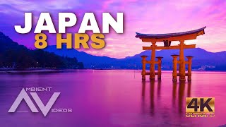 JAPAN CULTURE - Japan's landmarks and traditions 8 HOURS of Background Ambient Video - Ambient Music