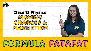 Moving Charges and Magnetism Class 12 Physics Formulas Sheet | Revision List CBSE NCERT |हिंदी में