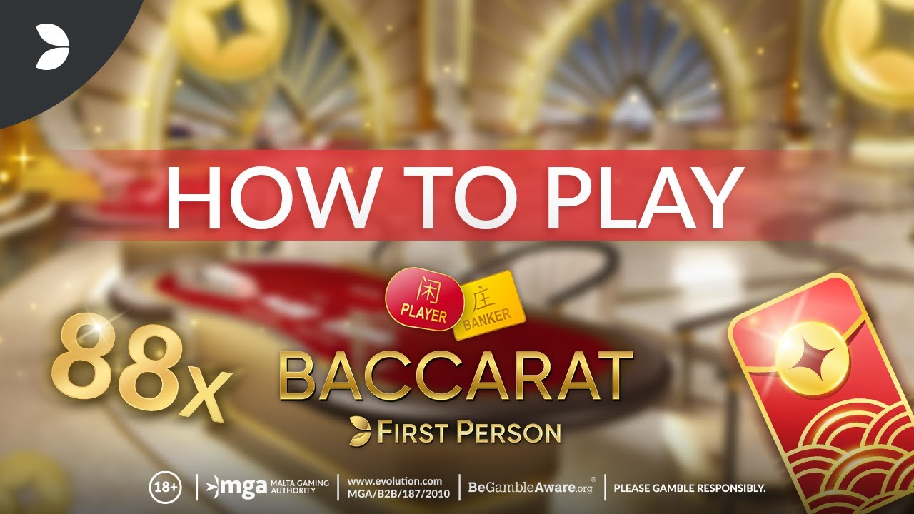 Baccarat Tutorial First Person Baccarat Tutorial | Evolution - YouTube
