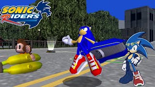 Sonic Riders SEGA Carnival Super Sonic PCSX2 1080p 60fps gameplay