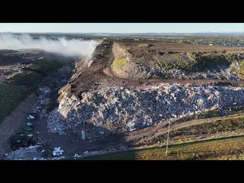 Footage Shows Growing Pile At Landfill Fire Site