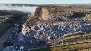 Footage Shows Growing Pile At Landfill Fire Site