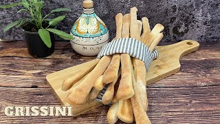 HOW TO MAKE EASY ITALIAN BREAD STICKS (GRISSINI) RECIPE - Alice Contesini