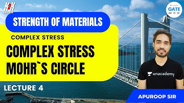 Complex Stress - Mohr`s Circle | L 4 | Strength of Materials | Apuroop Sir