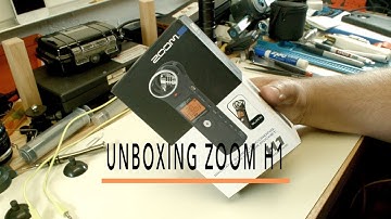 Audio Recorder Zoom H1 Unboxing