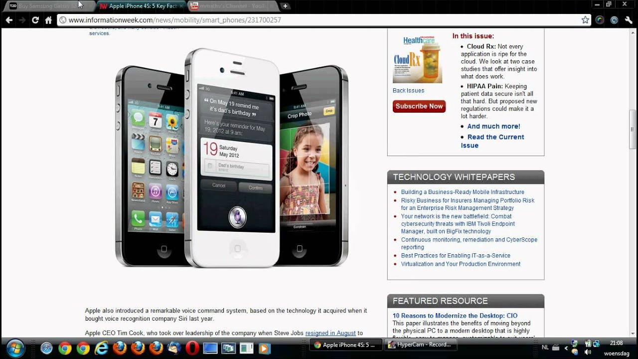 Iphone 4S vs Samsung Galaxy S2- Comparison,facts and more. - YouTube