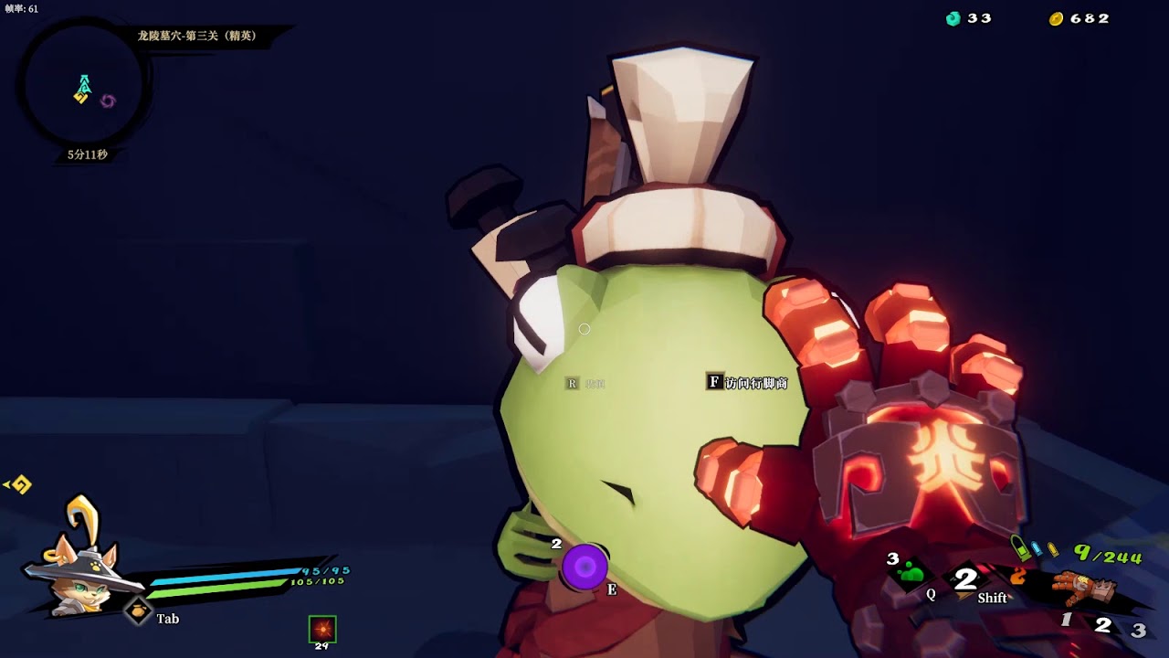 【GunFire Reborn】 Defeat the first boss only 30 seconds YouTube