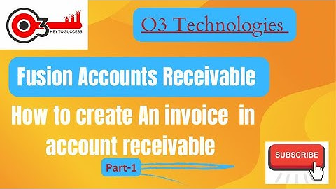 How To Create an Invoice in Fusion Accounts  Receivable- Part 1|Client Real Time Scenarios