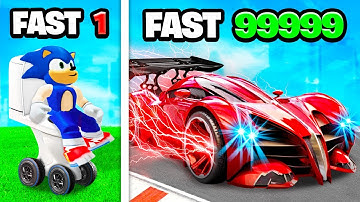 Upgrading Noob To GOD CAR In ROBLOX!