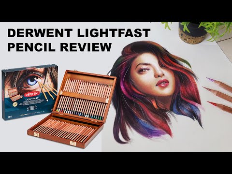 THIS IS NOT WHAT I EXPECTED!! Derwent Lightfast Colored pencils Review! 