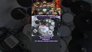 Explosive Force III | Superior Drummer 3 Preset #drums #mixing