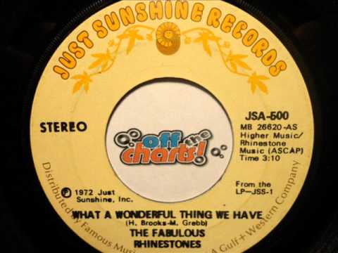 Michelangelo tendens detekterbare The Fabulous Rhinestones - What A Wonderful Thing We Have □ 45 RPM 1972 □  OffTheCharts365 - YouTube
