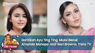 Gantikan Ayu Ting Ting, Mulai Besok Amanda Manopo Jadi Host Brownis Trans TV Bareng Ruben Onsu