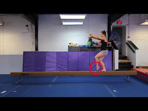 Level 3 USA Gymnastics Beam Routine for Lefties 2013-2021