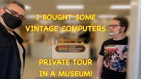 Buying vintage computers from the homecomputer museum - Erix Collectables #152