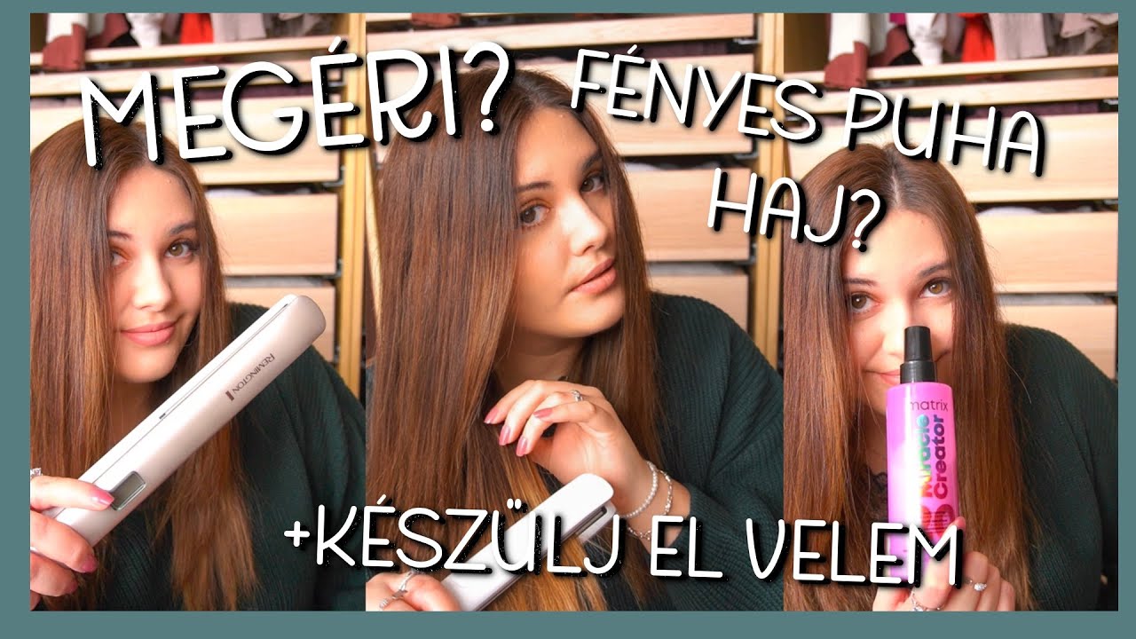 Készülj el velem! Új hajvasaló tesztelés, kedvenc hajápolási tippem!