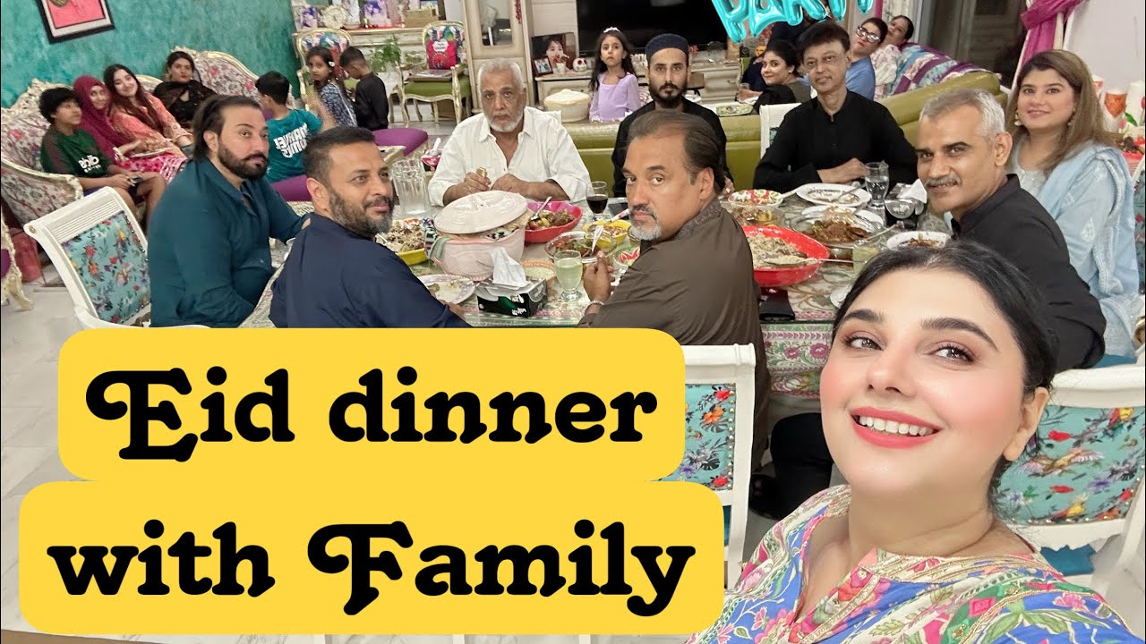 Джаверия Сауд в прямом эфире с семьёй | Праздничный ужин