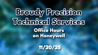 11/20/2025 - Office Hours on Honeywell | Engineering Starter Kit for Optimizer VAV and Unitary