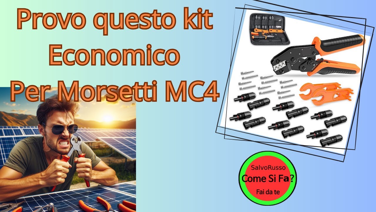 Kit Strumenti Crimpatura Solare - Piegatore, Spelafili E Connettori Per Pannelli - Foto 12