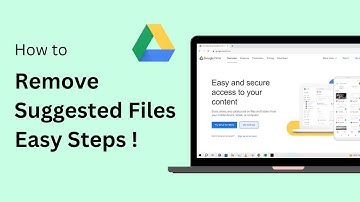 How To Remove Suggested Files From Google Drive ! (Quick & Easy)