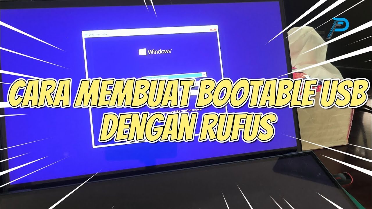 Cara Membuat Bootable USB dengan Rufus | Cara Install Windows dengan Flashdisk