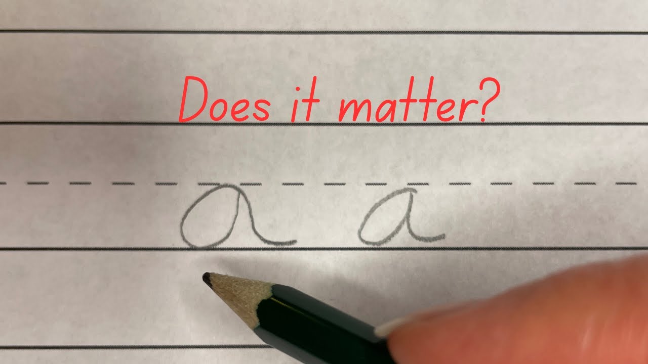 Correct Lowercase “a” Letter Formation (Step-by-Step)
