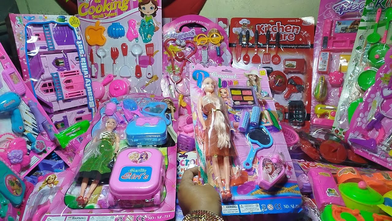 4 minutes satisfying with unboxing cute kitchen set (Lots of Accessories!) |Asmr toys