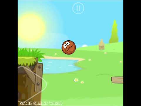 Red Ball 4 Double Jump Helmet square push Sad Basketball in valley