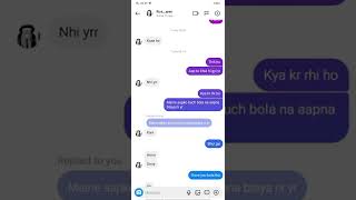 my girlfriend chat ❤️😘 insta chatting 🤪new setting 😉 status screenshot 5