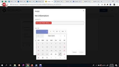 Creating assignments in Edmodo