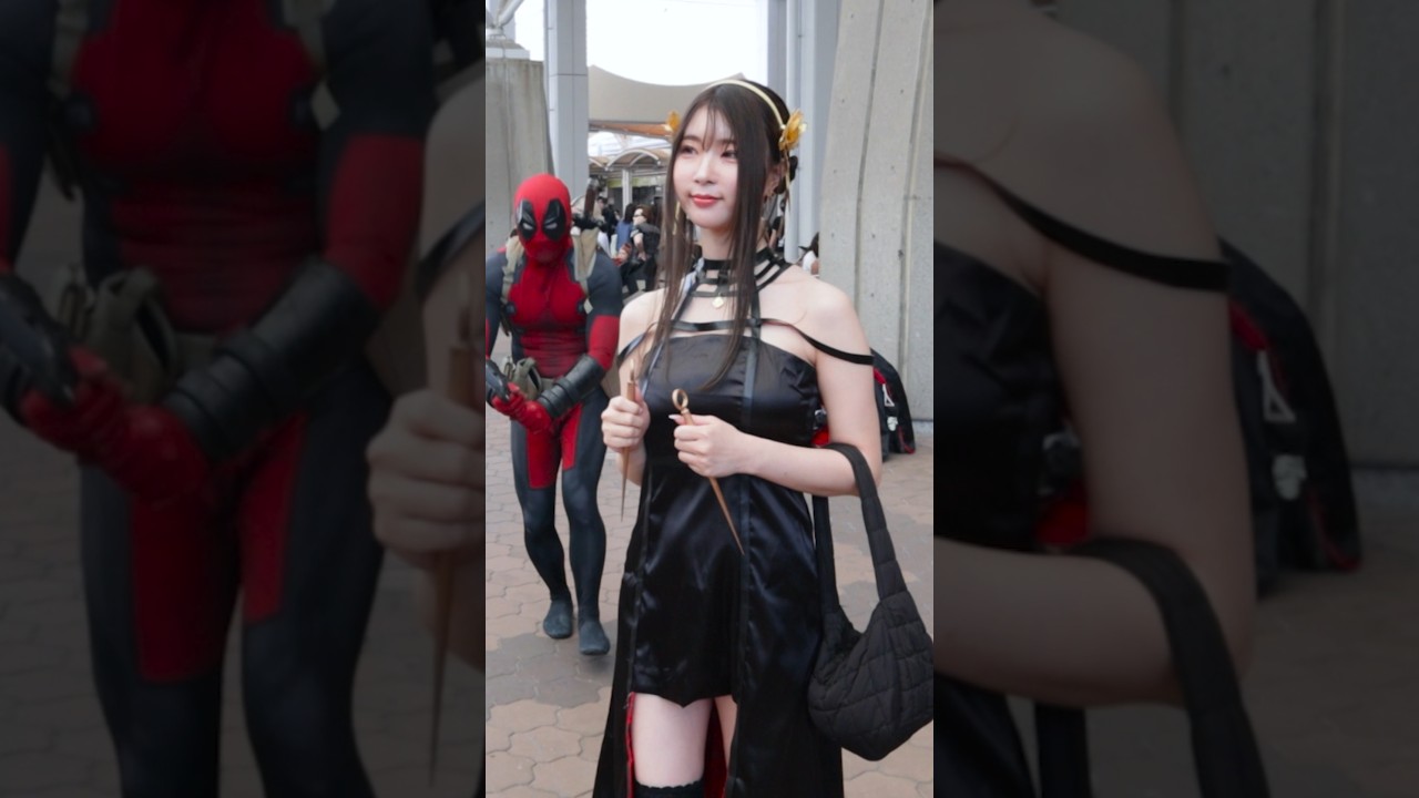 Deadpool vs Yor Forger 👀 #deadpool #spyxfamily #cosplay