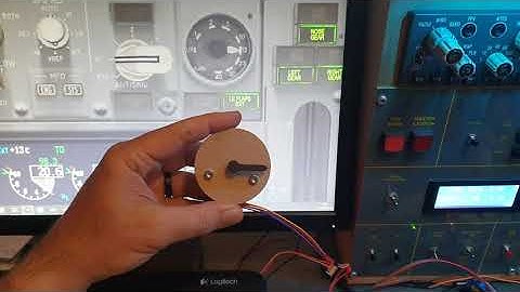 Boeing 737 flaps gauge Mobiflight Arduino