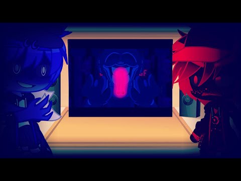 Gacha Club: Fnf react to Majin/Creep Sonic Vs Corrupted BF by Revolver Animations