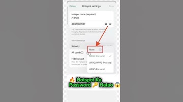 🔥 How to Remove Hotspot Password on Android |Latest Setting 2025 #shorts #youtubeshorts #mobile