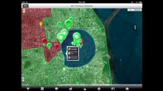 GMaps Mobile Medical Sales Rep Demo