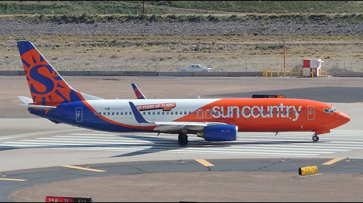 Sun Country Airlines Boeing 737-800 [N831SY] takeoff from PHX