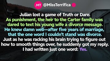 Julian lost a game of Truth or Dare. As punishment, the heir to the Carter family was dared to...