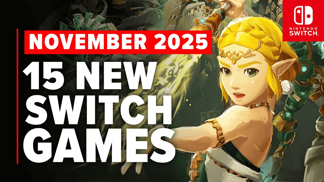 15 захватывающих новых игр, которые выйдут на Nintendo Switch 1 и 2 в ноябре 2025 г.