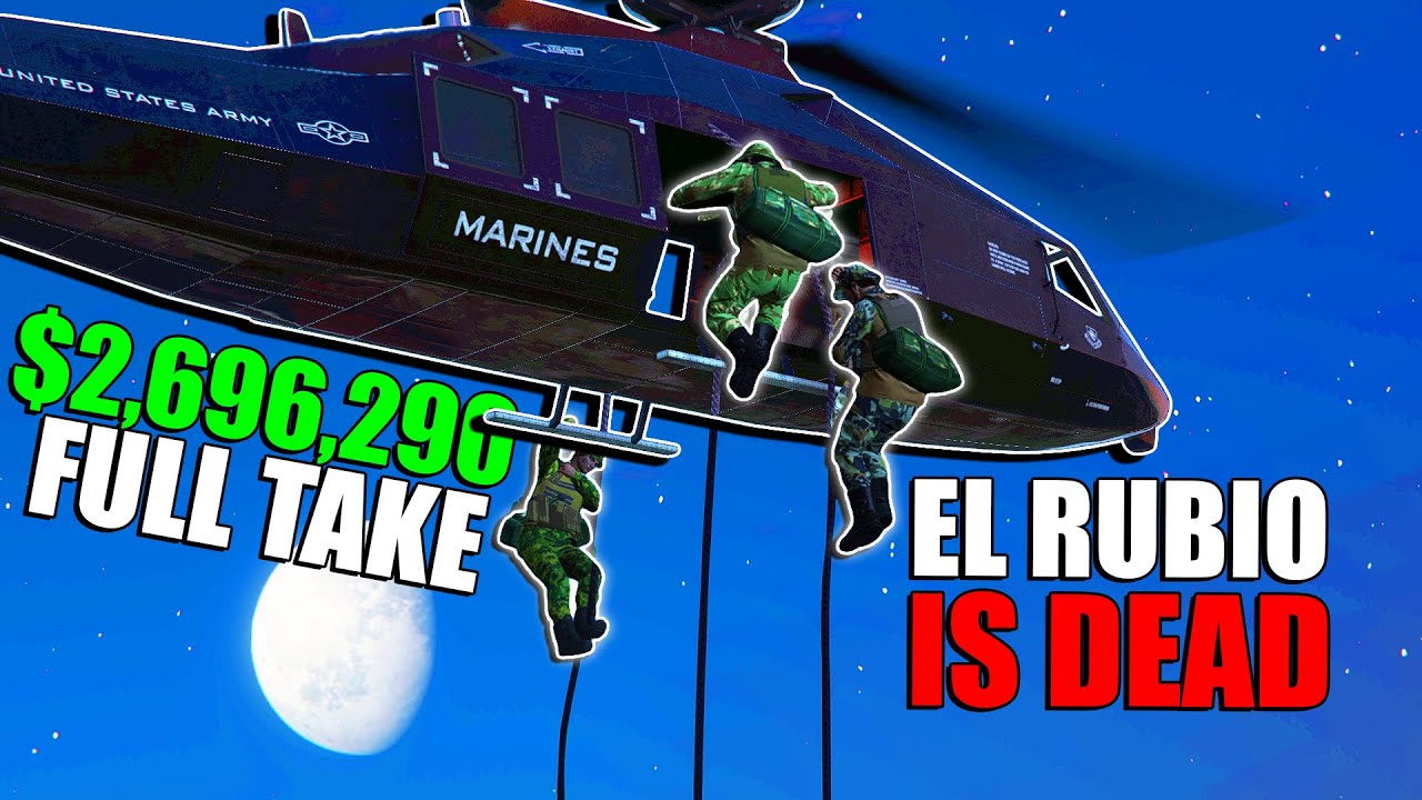 RIP Mr El Rubio, Annihilator Stealth Approach With Viewer And Friends GTA Online Cayo Perico