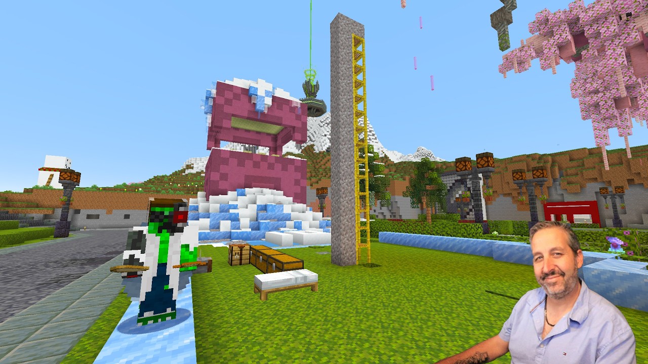 Crazy Convo With Doc & Great Build Lessons From Grian! - Hermitcraft Stream