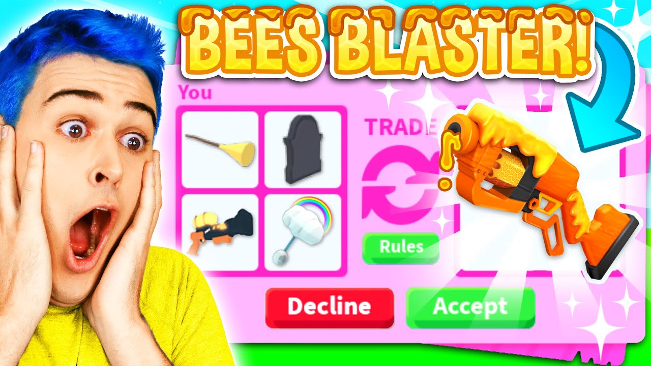 I Traded The *RAREST TOYS* In Adopt Me Roblox!! Roblox Adopt Me Trading CANDY CANNON \u0026 BEES Blaster?