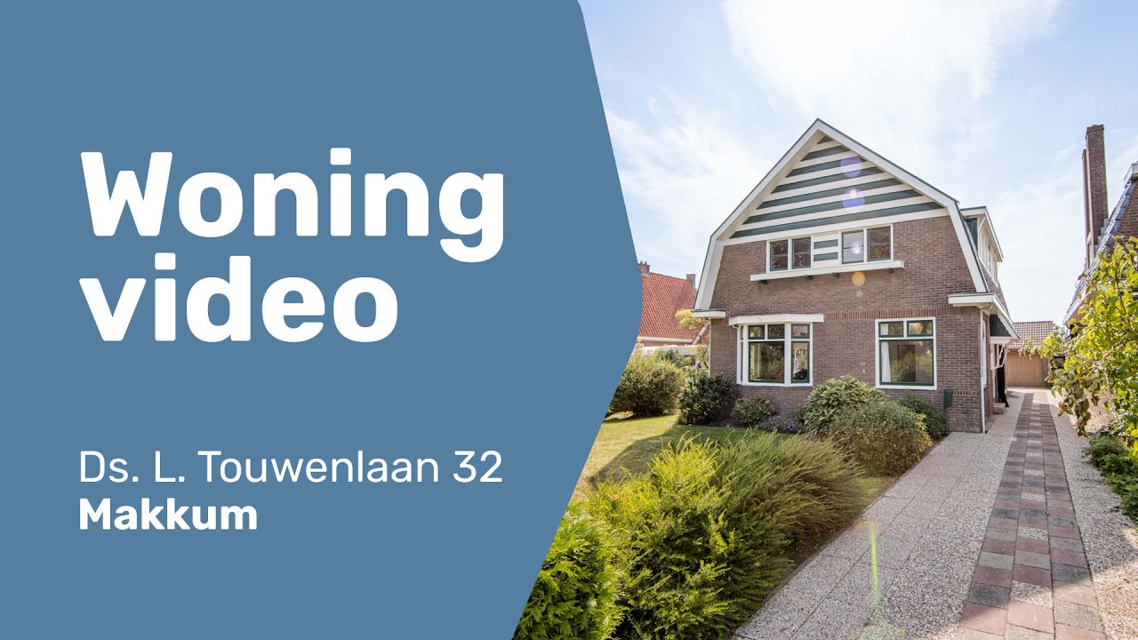 Woningvideo Ds. L. Touwenlaan 32 Makkum