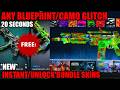 *NEW* ANY CAMO/BLUEPRINT GLITCH in SECS! INSTANT SKINS/BUNDLES/SWAPS! BO7 GLITCHES! WARZONE GLITCH
