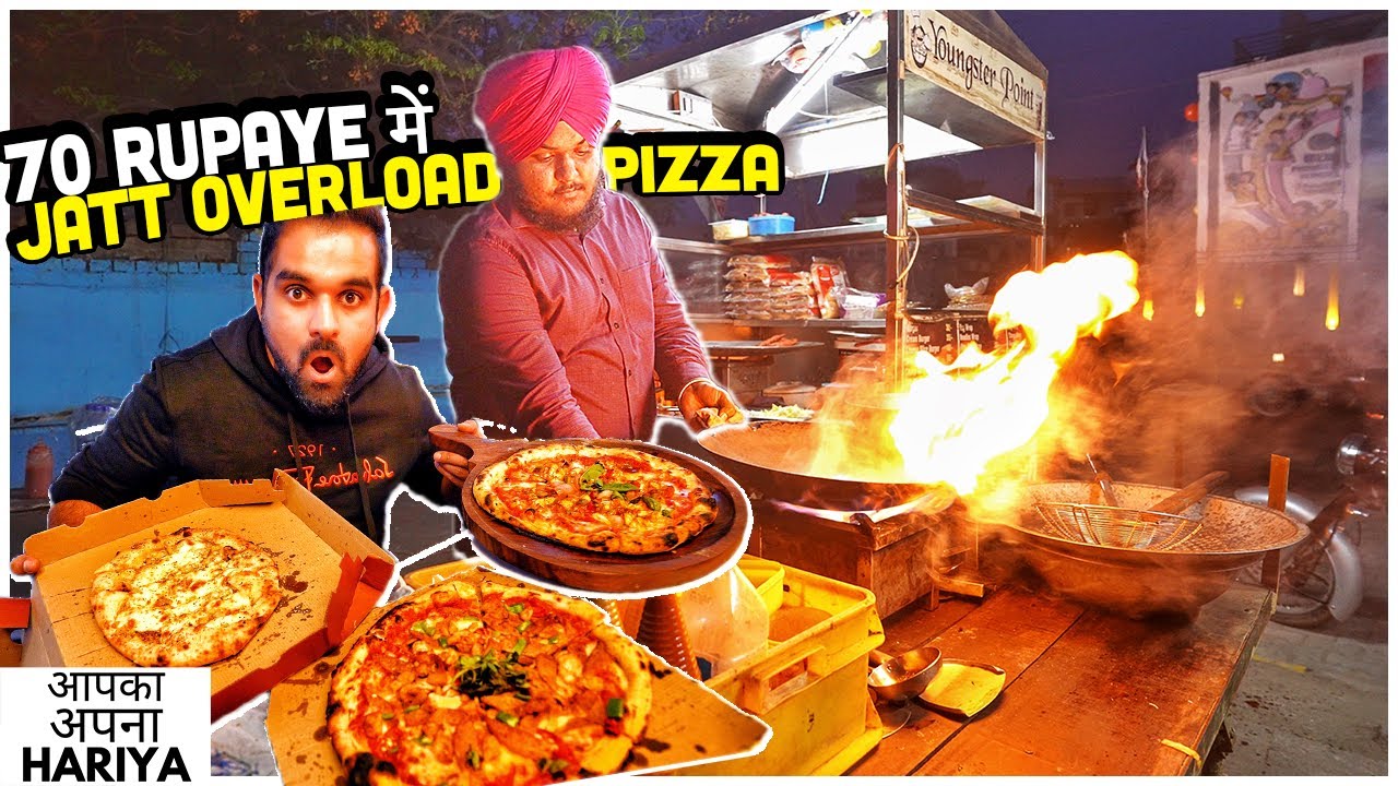 18 Year Old Sardar ji sells Cheapest Indian Street Food | 70 ka Jatt Overload Pizza, Lapetu Burger