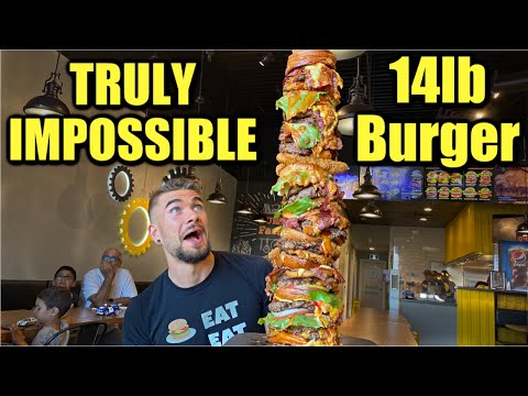 Truly Impossible 14Lb Unbeaten Burger Challenge | The Cn Tower Challenge In Toronto