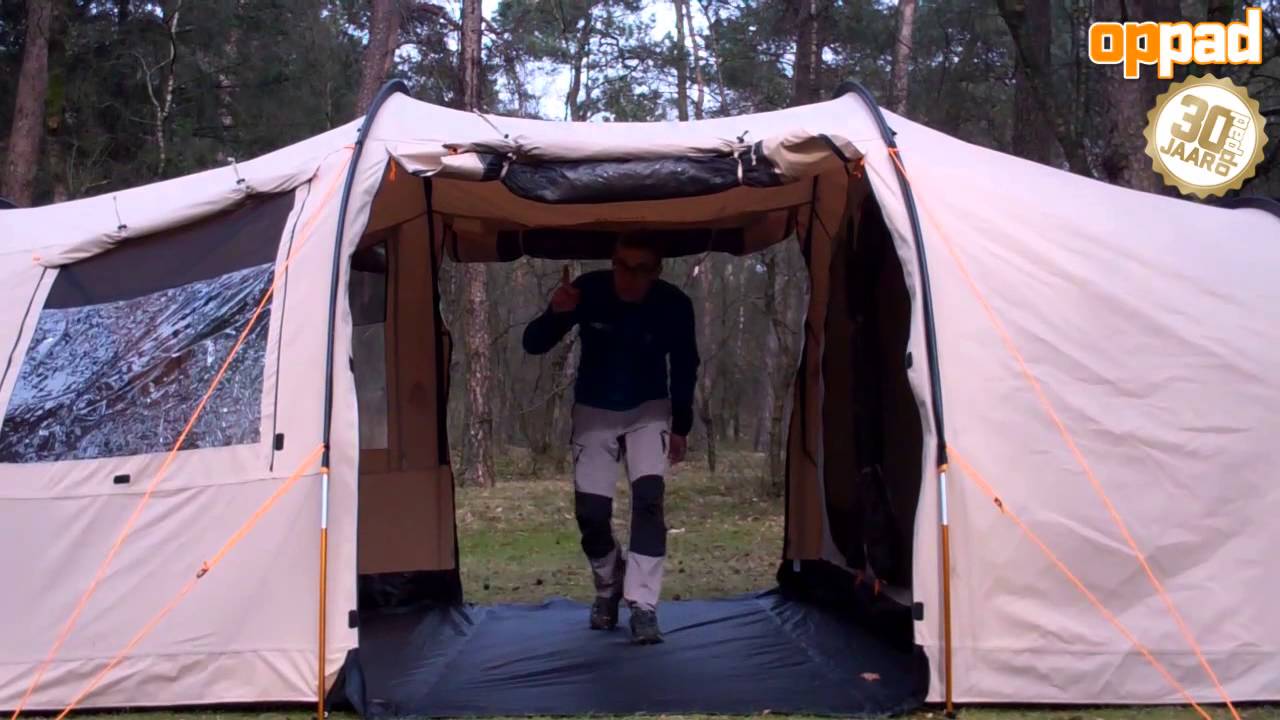 Stationair Ontwapening aan de andere kant, Test Carl Denig Zwerver familietent, 2013 - YouTube