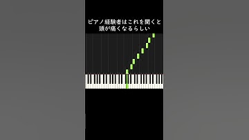 ピアノ経験者はこれを聞くと頭が痛くなるらしい #shorts